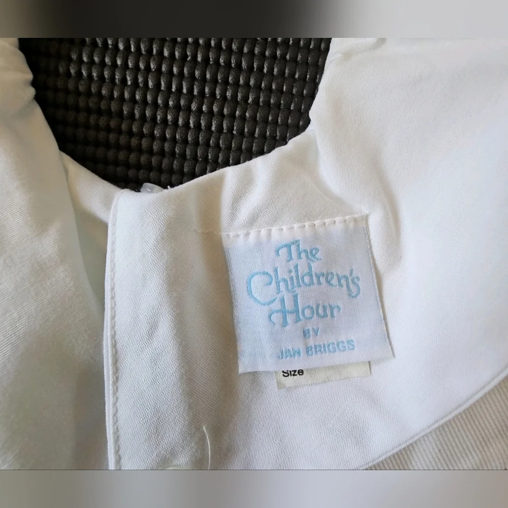 The Children's Hour By Jan Briggs Embroidered Reversible Holiday Dress Collar